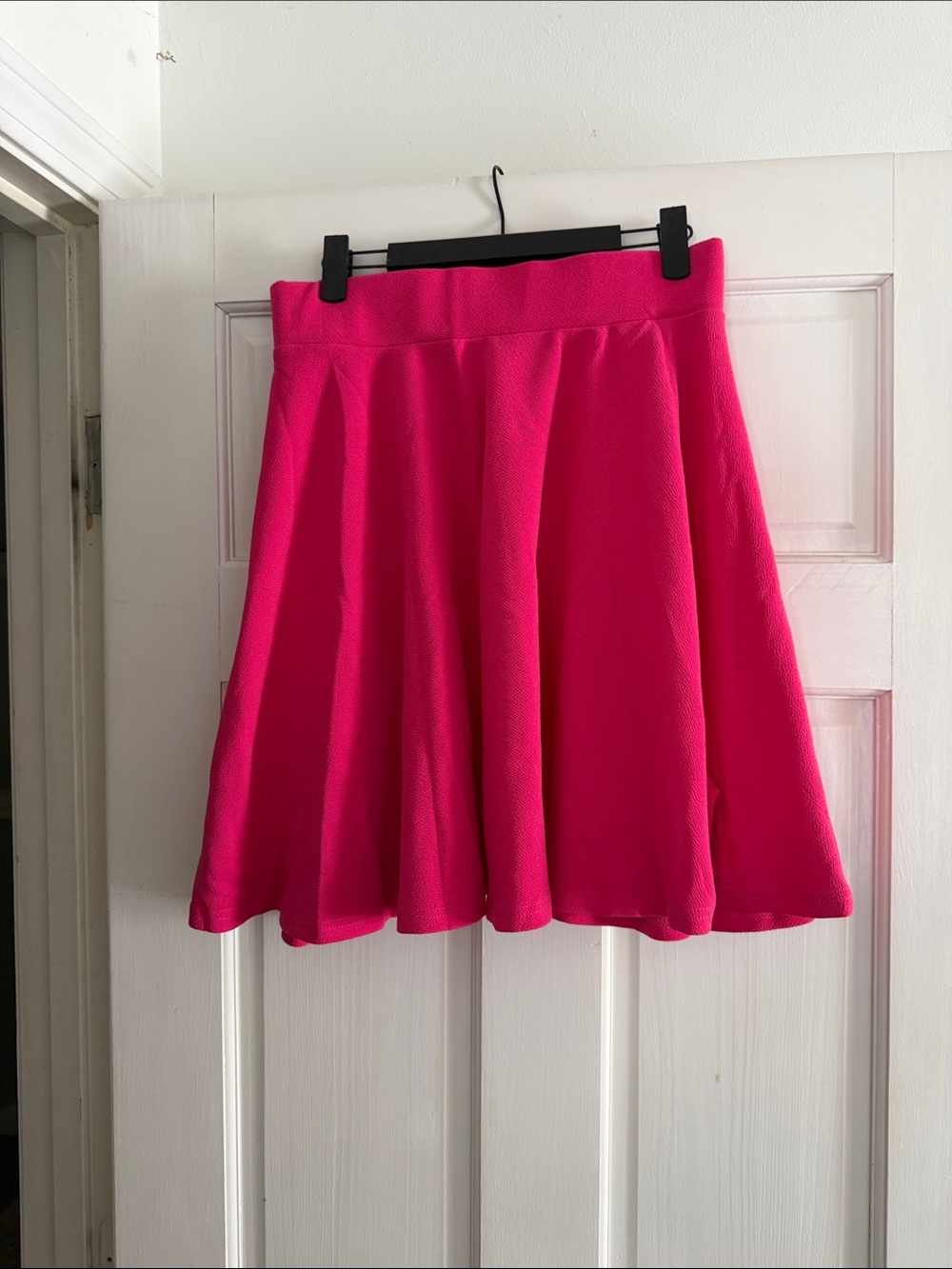 Hot pink circle skirt